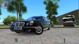 City Car Driving 150 Mercedes E420 W210 V8 G27 [upl. by Ahswat]