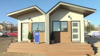 Tiny homes built for homeless veterans [upl. by Palla882]