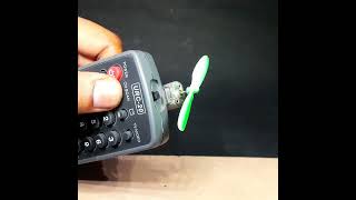 Tv remote controlled DC MOTOR FAN🙄  simple electronics science project [upl. by Ehpotsirhc]