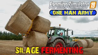 Making Silage ★ Farming Simulator 2019 Timelapse ★ Mercury Farms ★ 4 [upl. by Neerod341]