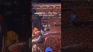 Coldplay  Fix You Live Concert in Perth Australia Part II Optus Stadium 18 Nov 2023 [upl. by Nodababus22]