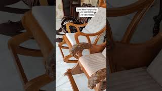 Wooden Rocking Chairs  Handmade Carving royal chairs rockingchair handmade [upl. by Kcinomod]