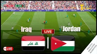 بث مباشر مباراة العراق والاردن اليوم كأس أمم آسيا 2024 لعبة فيديو محاكاة بدقة HD [upl. by Camila231]