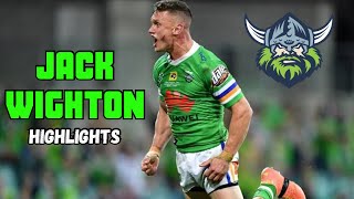 Jack Wighton Canberra Raiders Career Highlights [upl. by Uos]