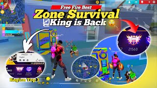 Zone Survival Free Fire Best Character  Best Zone Survival Track  Season 42 Rank Push Track [upl. by Pomfrey120]