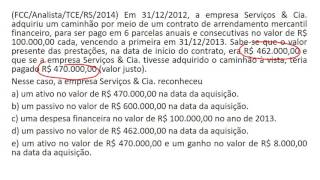 Questão 4266  Projeto 66 Dias Arrendamento Mercantil [upl. by Eniamrehs]