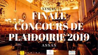 CONCOURS DE PLAIDOIRIES ASSAS lysias 2019  BEST OF [upl. by Englebert971]