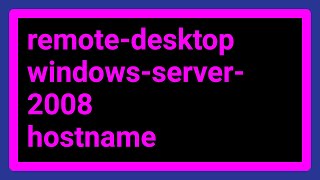 How can I display host name on windows desktop [upl. by Bari]