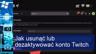 Jak usunąć lub dezaktywować konto Twitch [upl. by Kylila]