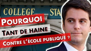 Pourquoi on a limpression quon veut la fin de lécole publique  cest pourtant évident [upl. by Sirej401]