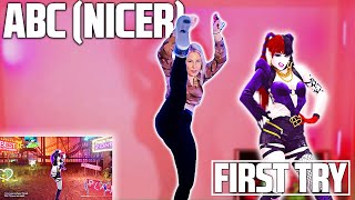 ABC NICER  GAYLE  JUST DANCE 2023  1st try REACTION [upl. by Eenwahs]