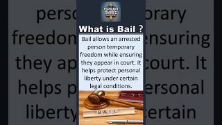 UNDERSTANDING BAIL AND TYPES OF BAIL IN DETAIL⚖️🇮🇳👨🏻‍⚖️👩🏻‍⚖️ law education upsc clat facts [upl. by Rehpinnej26]