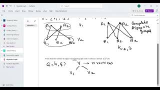 Bipartite Graph OneNote 2024 10 24 21 41 44 [upl. by Annoik]