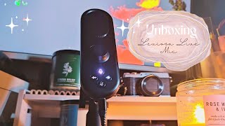 Unboxing  Fantech Leviosa Live MCX02 Professional Streaming Microphone  Lune Vanity [upl. by Annua]