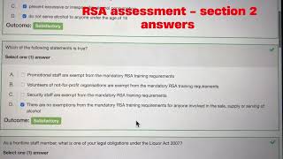 RSA assessment section 2 answers [upl. by Eardna529]