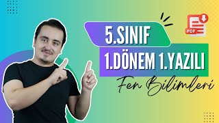 5SINIF FEN BİLİMLERİ 1DÖNEM 1YAZILI AÇIK UÇLU [upl. by Furie]