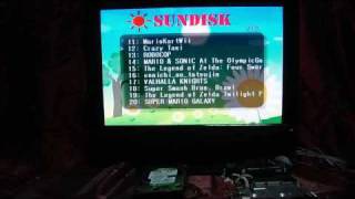 SunDriver run 2TB SATA HD with Wii game [upl. by Emee498]