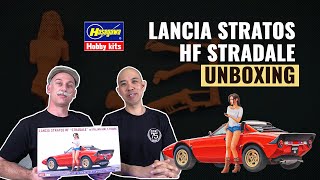 Hasegawa  Lancia Stratos HF quotStradalequot 124 Plastic Kit Unboxing  askHearns [upl. by Haymes885]