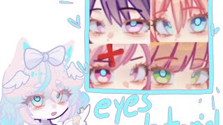 Eye Tutorial  Gacha life 2 Own style [upl. by Vladimar123]