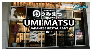 Experience The Flavors Of Japan At Umi Matsu In Bgc [upl. by Etteneg]