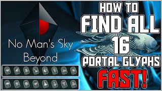 No Mans Sky  How to Find all Portal Glyphs FAST   Living Ships Update 2020 [upl. by Annaili710]