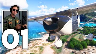 Microsoft Flight Simulator 2024 Career  Part 1  The Beginning [upl. by Banebrudge]