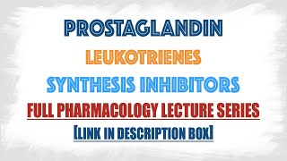 Prostaglandin and Leukotrienes synthesis Inhibitors with mechanism of action in detailsPharmacology [upl. by Grace443]