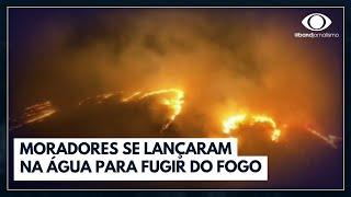 Incêndios florestais no Havaí causam destruição [upl. by Alison]