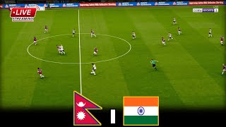 🔴LIVE Nepal W vs India W  ASIA SAFF Championship Playoffs  Women  FIFA2023 GAMEPLAY [upl. by Kistner]