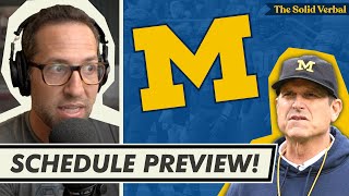 Michigans 2023 football schedule is COMICALLY EASY  The Solid Verbal [upl. by Blakely]