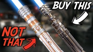 Comparing Galaxys Edge Princess Leia Lightsaber with Neopixel Artsaber [upl. by Verlee747]