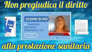 Fascicolo sanitario elettronico  La revoca del consenso allaccesso ai dati personali [upl. by Enilrad]