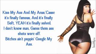 Nicki Minaj  Dance Ass Verse Lyrics Video [upl. by Perreault209]