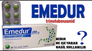 Emedur Tablet Nedir Niçin Kullanılır Nasıl Kullanılır Yan Etkileri Nelerdir [upl. by Ynabla]