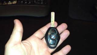 How to change a battery in a BMW key remote e46 e39 525i x3 x5 325i 330i 530i [upl. by Ffirahs]