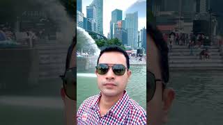 Marina Bay Sands Sky view amp Merlion Park  Singapore [upl. by Aelegna418]