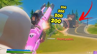 FORTNITE só que ROSA  🌺 [upl. by Ycat]