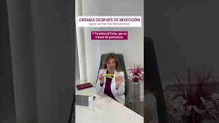 Cremas después de inyección para calmar los hematomas  Clínica Dra Pérez Sevilla [upl. by Esina]