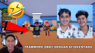 AKHIRNYA MAIN TEAM OBBY DENGAN AFIQKENTANG 😂 TEAM DAYCARE ESCAPE 😈 [upl. by Elirpa]