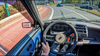 1996 Fiat Cinquecento  09 ie S 39 hp  POV Test Drive [upl. by Casimir]