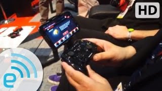 Mad Catz MOJO Android console and CTRL Wireless GamePad handson  Engadget at E3 [upl. by Cherrita]