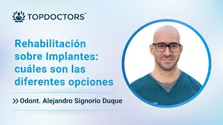 Rehabilitación sobre Implantes cuáles son las diferentes opciones [upl. by Agnizn]