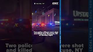 Two police officers shot and killed near Syracuse New York [upl. by Mullen]