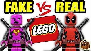 Fake LEGO vs Real LEGO Custom Minifigures [upl. by Bloxberg854]