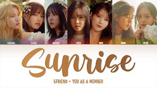 GFRIEND 여자친구  Sunrise 7 Member Ver Color Coded Lyrics HANROMENG [upl. by Ballman]