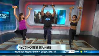 PIX11 Morning News Lisa Mateo with NYC Hottest Trainer Tyesha Roman [upl. by Annet]