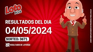 Resultados del sorteo Loto Plus del Sábado 4 de Mayo del 2024 [upl. by Annhej906]