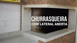 Churrasqueira aberta na lateral  PRÓS CONTRAS e DICAS [upl. by Ynohtnaed]