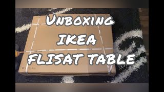 Unboxing IKEA FLISAT TABLE and review sensorytableikeaflisattablehowtofix [upl. by Fein]