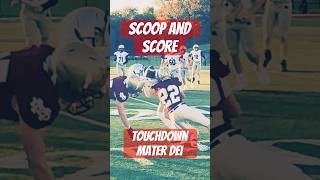 Fumblerooski Reitz to a Mater Dei Touchdown footballshorts sports highlights footballhighlights [upl. by Howell]